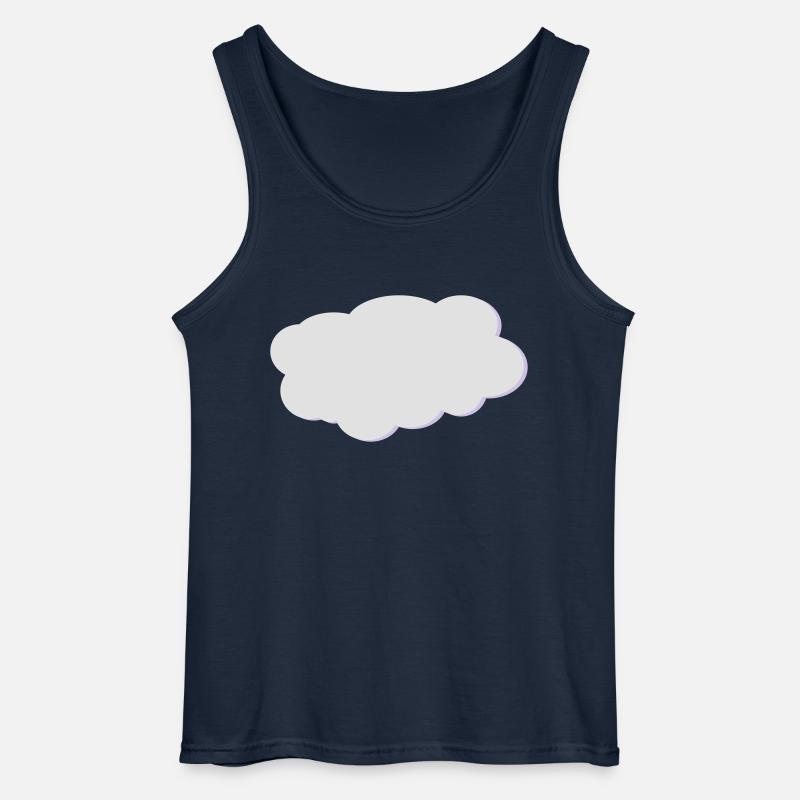 Wolke - Gildan Männer Tank Top - Navy