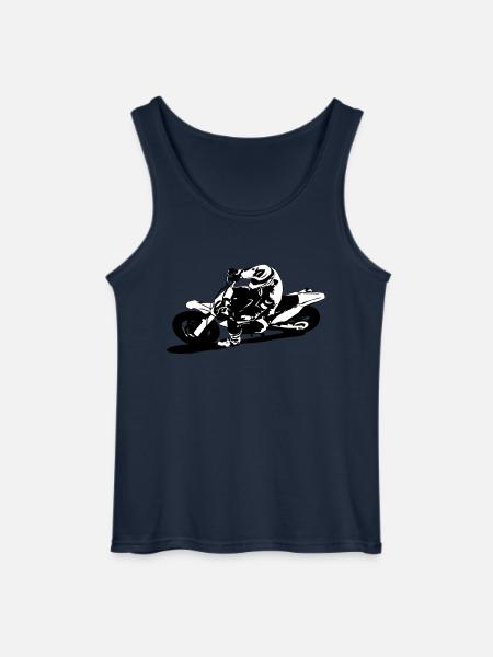 Supermoto - Gildan Männer Tank Top - Navy