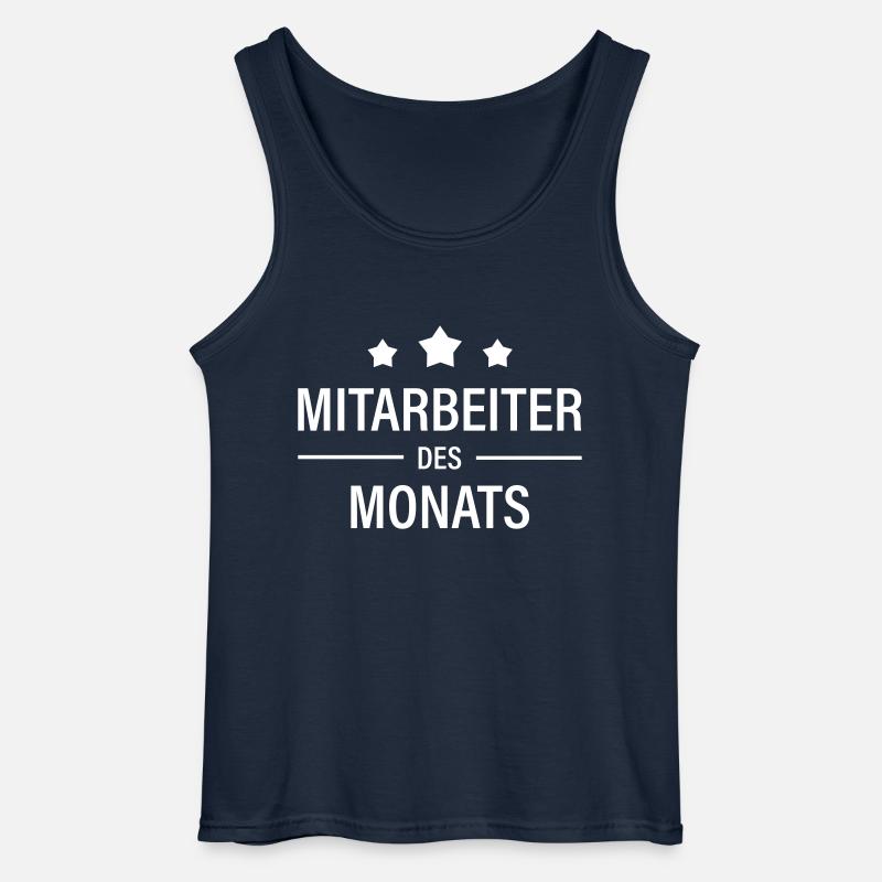 Mitarbeiter des Monats - Gildan Männer Tank Top - Navy