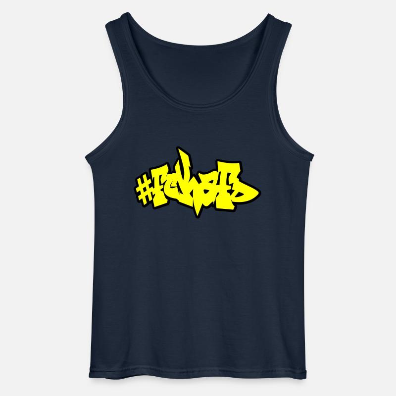 FCK AFD - Gildan Männer Tank Top - Navy