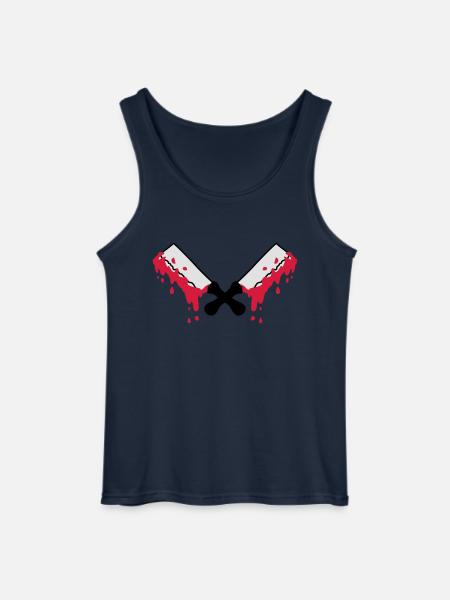 bloody_cleavers - Gildan Men’s Tank Top - navy