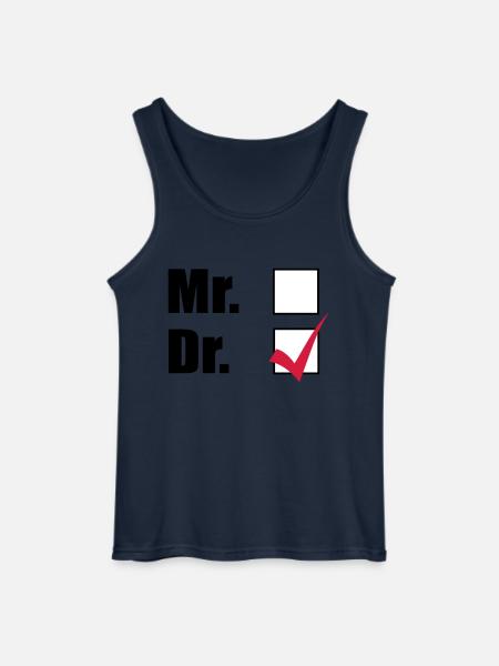 Doktortitel - Gildan Männer Tank Top - Navy