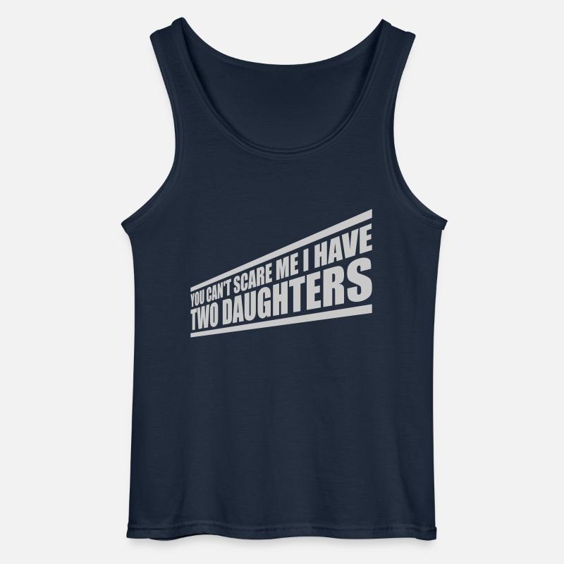 I have two daughters - Gildan Männer Tank Top - Navy