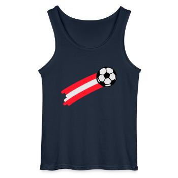 austria_flag - Débardeur Gildan Homme - marine - Devant - AI Model Male 185 dark (185cm)