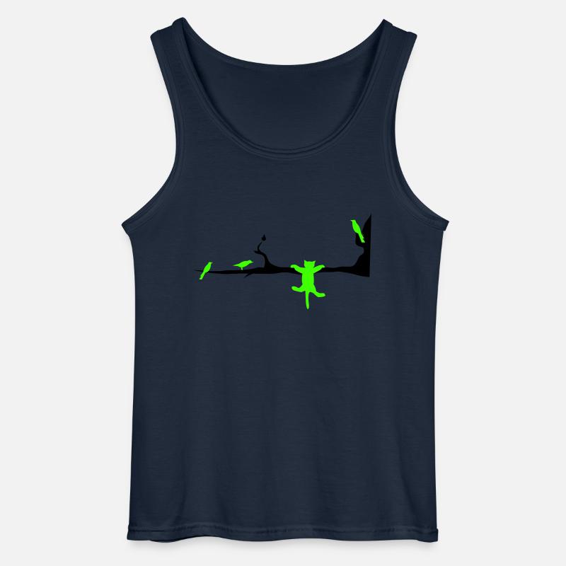 catvogel - Gildan Männer Tank Top - Navy