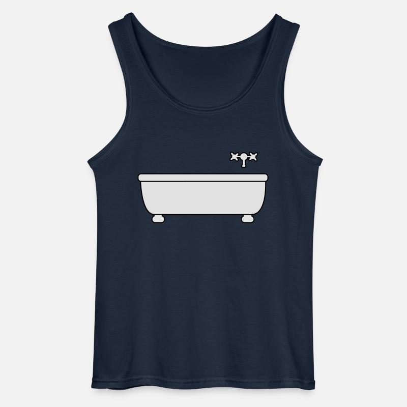Bath - Gildan Männer Tank Top - Navy
