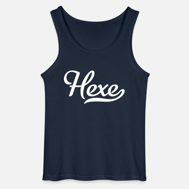 Hexe - Gildan Männer Tank Top - Navy