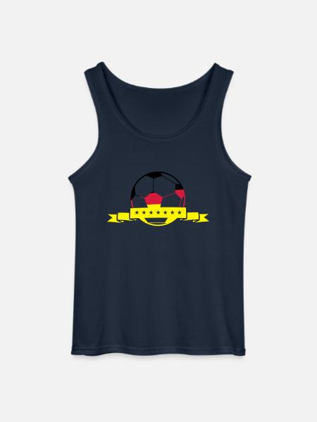 fussball deutschland - Gildan Männer Tank Top - Navy