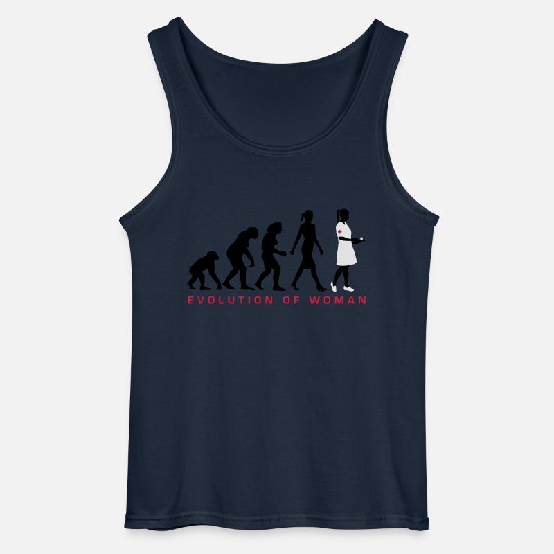 evolution_krankenschwester_122012_c_3c - Gildan Männer Tank Top - Navy