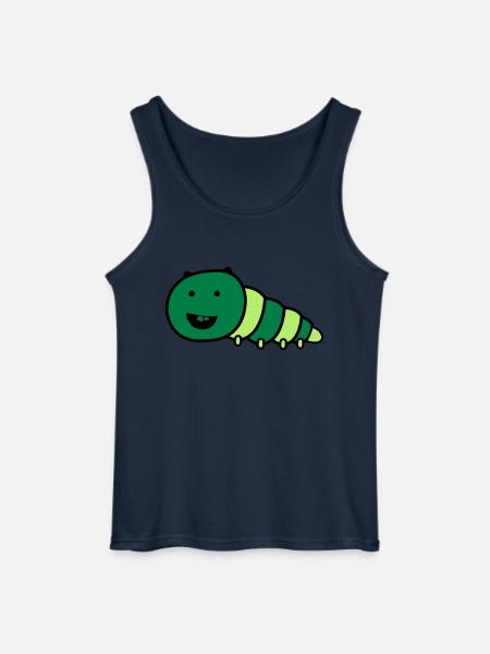 lustige_raupe - Gildan Men’s Tank Top - navy