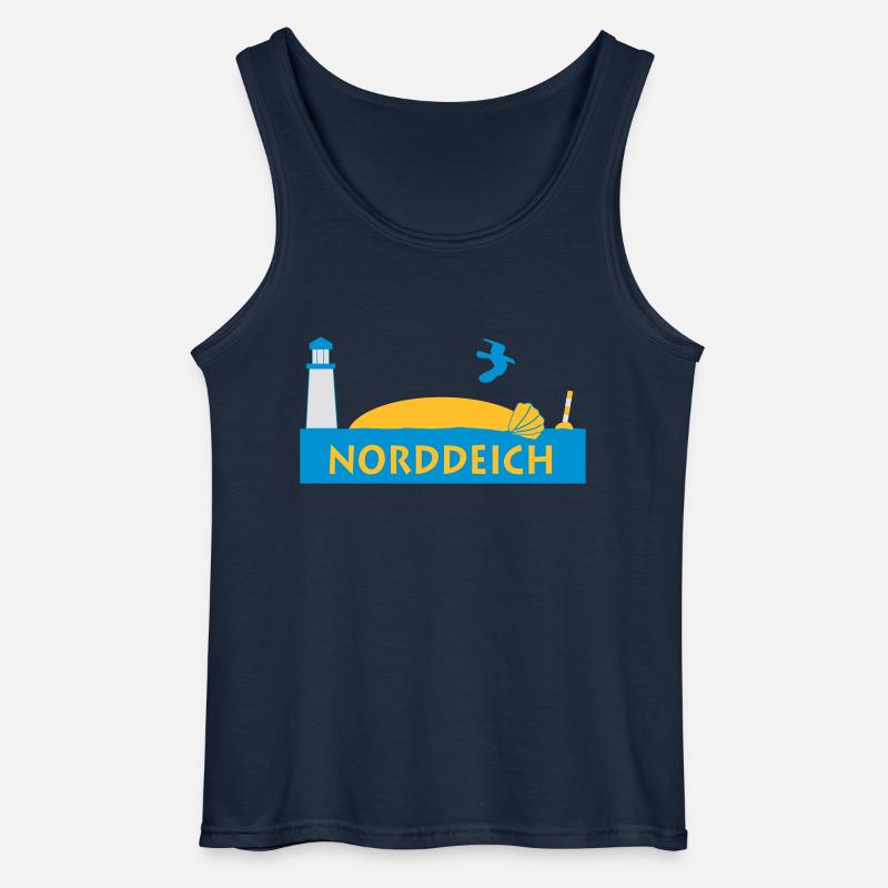 norddeich - Gildan Männer Tank Top - Navy