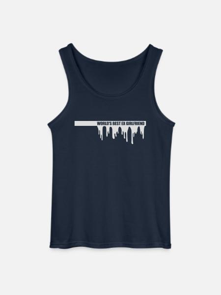 World's Best Ex Girlfriend - Gildan Men’s Tank Top - navy