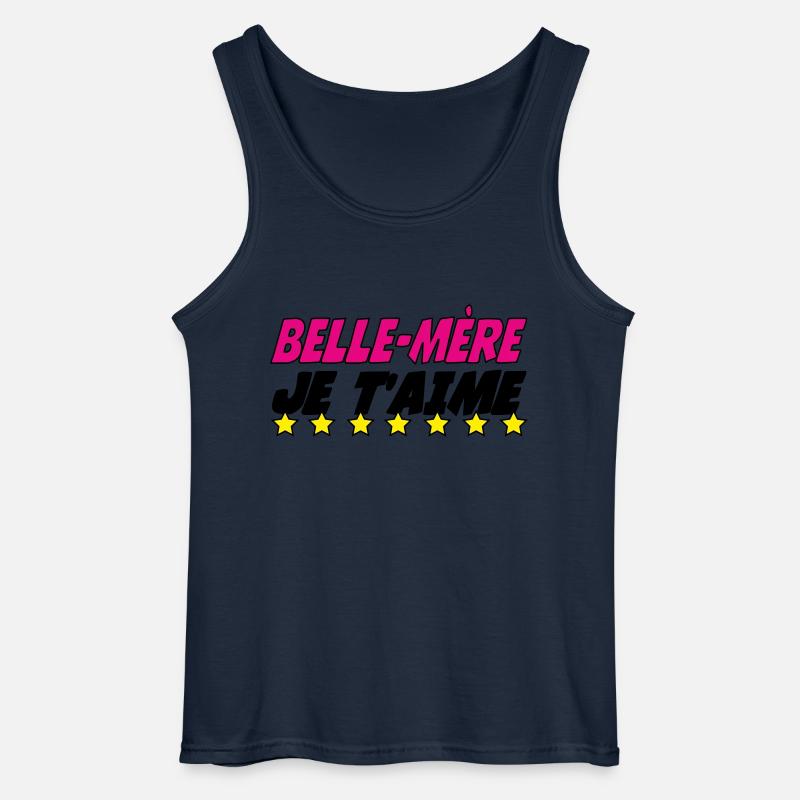 Stiefmutter, ich liebe dich - Gildan Männer Tank Top - Navy