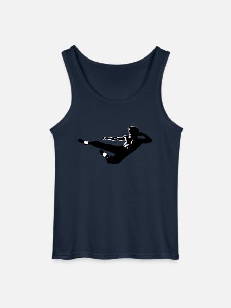 bruce lee - Gildan Men’s Tank Top - navy