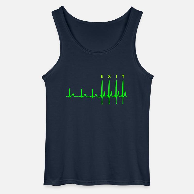 EXIT - Gildan Männer Tank Top - Navy