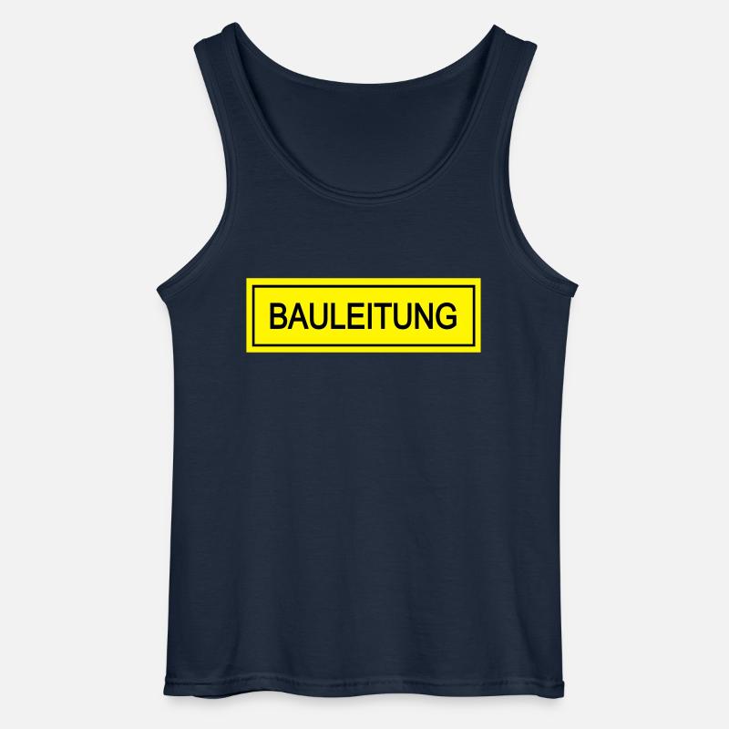 bauleitung - Gildan Männer Tank Top - Navy