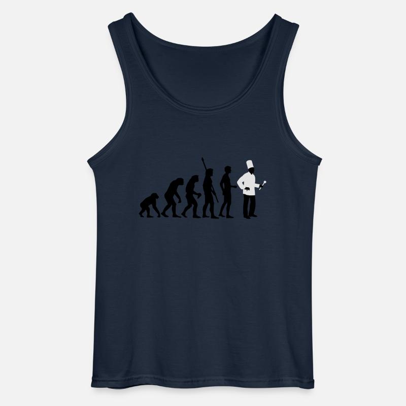 evolution_koch_2c - Gildan Männer Tank Top - Navy