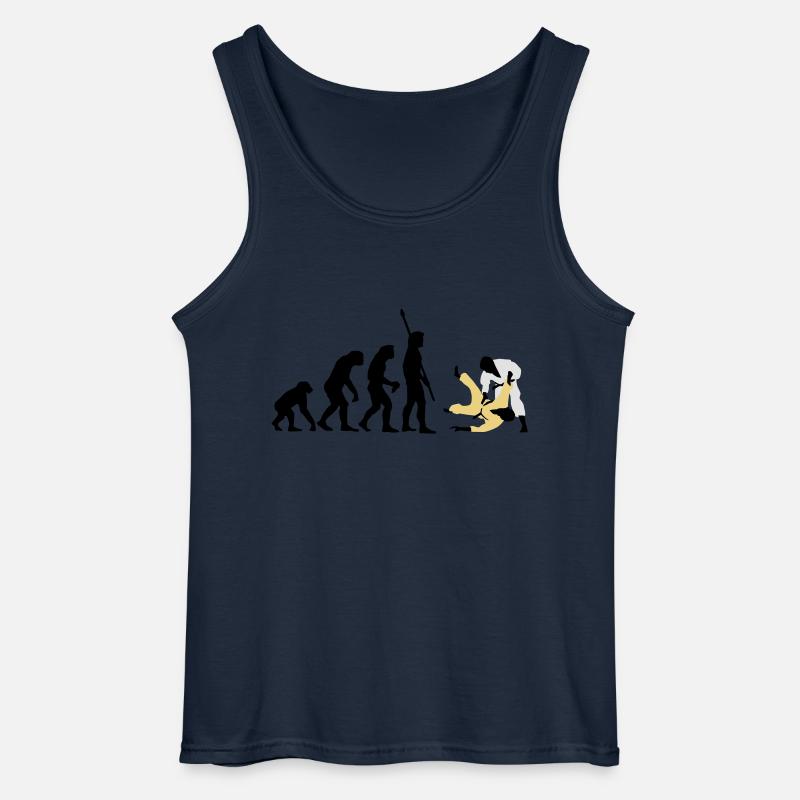 evolution_judo_a_3c - Gildan Männer Tank Top - Navy