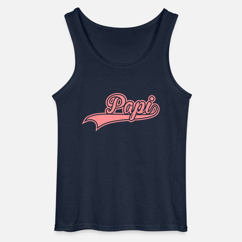papi - Gildan Männer Tank Top - Navy
