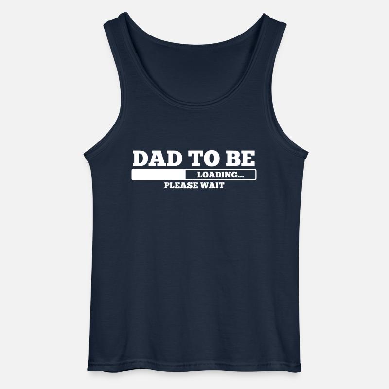 Dad to be - Gildan Männer Tank Top - Navy