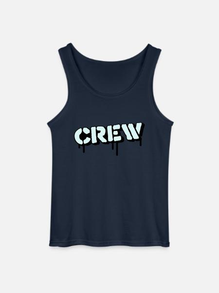 crew - Gildan Männer Tank Top - Navy