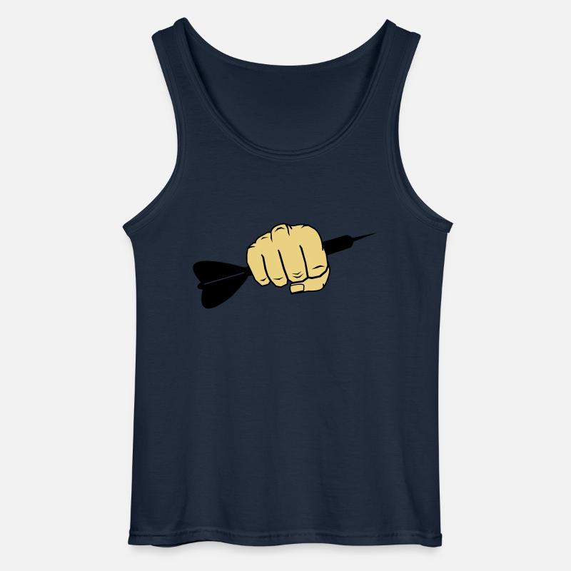 dart_faust_002 - Gildan Männer Tank Top - Navy