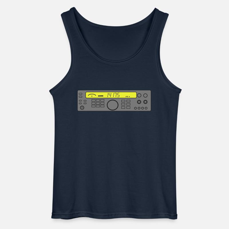 Funkgerät - Gildan Männer Tank Top - Navy
