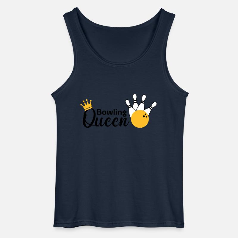 Bowling Queen - Gildan Männer Tank Top - Navy