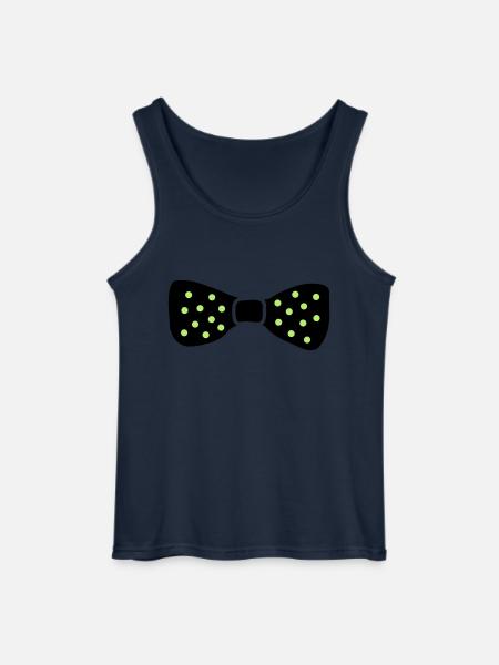 bow_tie - Gildan Men’s Tank Top - navy