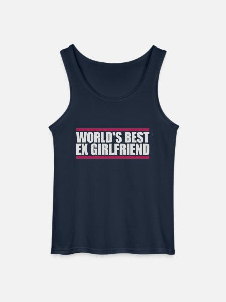 World's Best Ex Girlfriend - Gildan Men’s Tank Top - navy