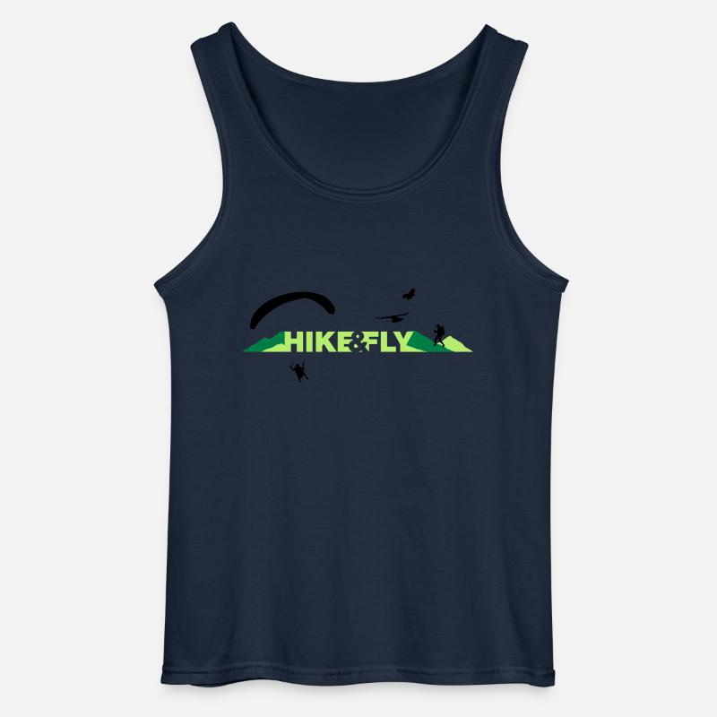 Hike Fly - Gildan Männer Tank Top - Navy