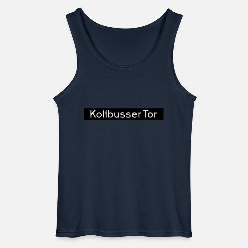 Kottbusser Tor KREUZBERG - Gildan Männer Tank Top - Navy