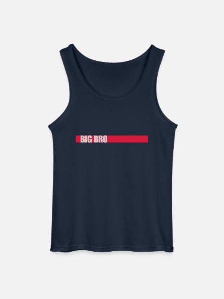 Big Bro Bar Logo - Gildan Men’s Tank Top - navy