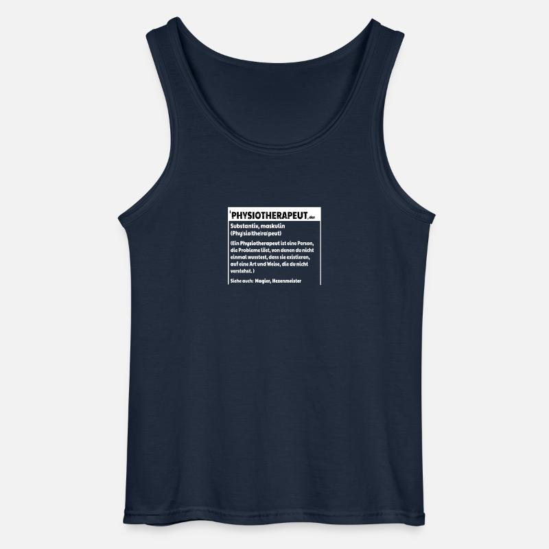 Physio Definition - Gildan Männer Tank Top - Navy