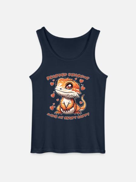 Skægagame, der siger sjov, sjov skægagamegave - Gildan tanktop til mænd - marineblå