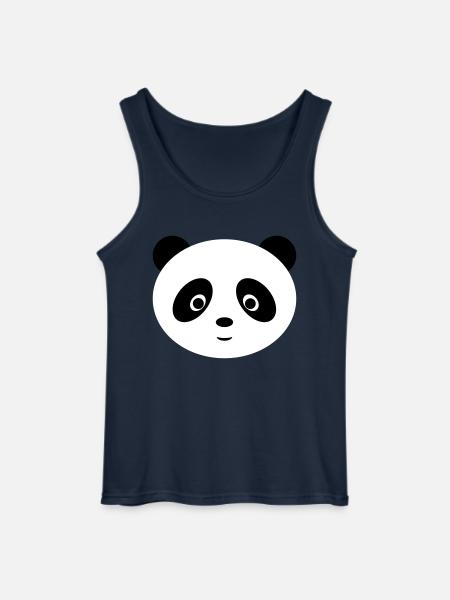 Panda doux - Débardeur Gildan Homme - marine