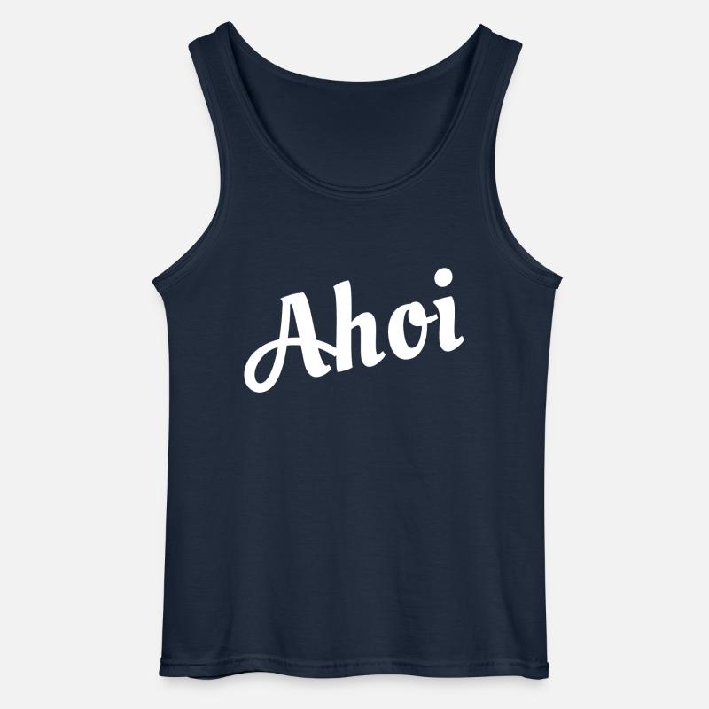 Ahoi - Gildan Männer Tank Top - Navy