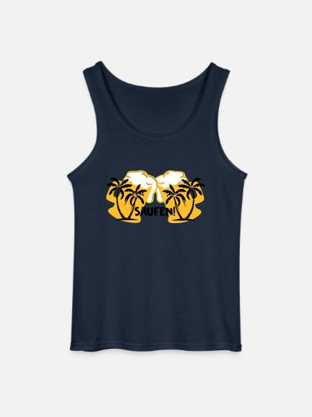 Saufen! - Gildan Männer Tank Top - Navy