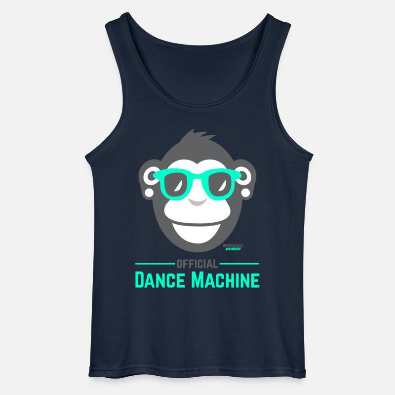 Official Dance Machine - Gildan Männer Tank Top - Navy