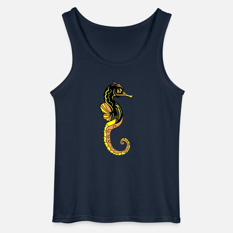 seepferd 02 - Gildan Männer Tank Top - Navy