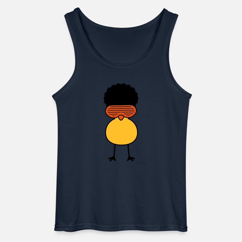 Funky Chick - Gildan Männer Tank Top - Navy