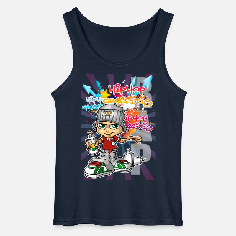 Junge Graffiti - Gildan Männer Tank Top - Navy