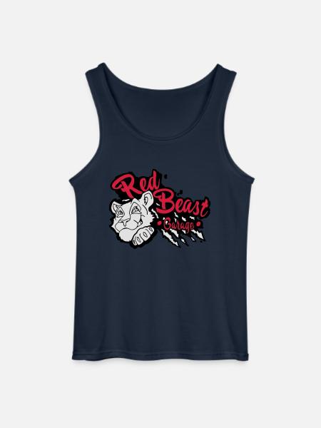 Red Beast Garage - Débardeur Gildan Homme - marine
