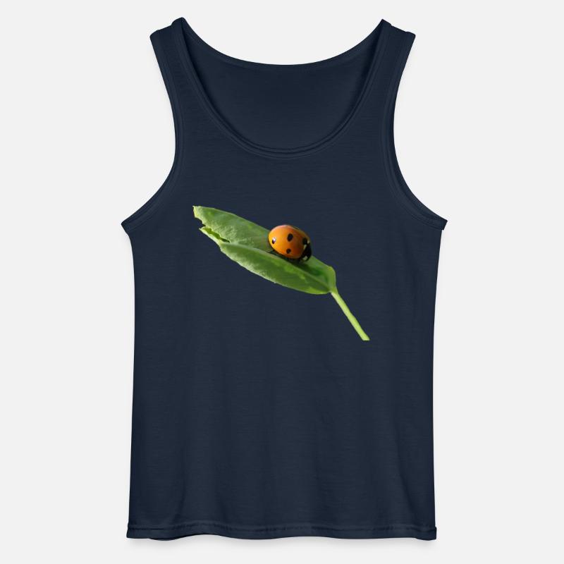 Glückskäferchen Marienkäfer ohne text - Gildan Männer Tank Top - Navy