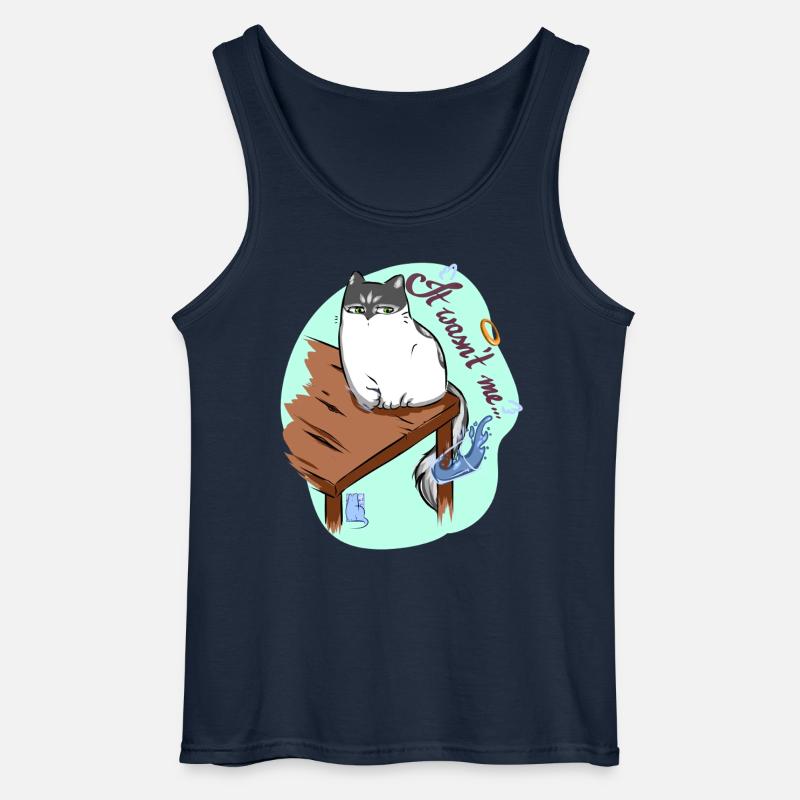 It wasn't me - Gildan Männer Tank Top - Navy
