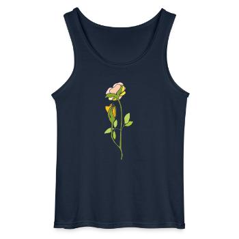 Rose - Débardeur Gildan Homme - marine - Devant - AI Model Male 185 dark (185cm)