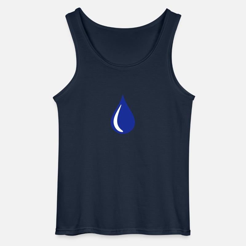 Träne - Gildan Männer Tank Top - Navy