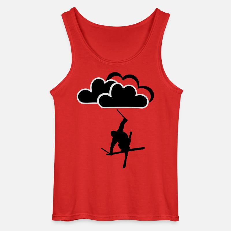 Freestyler mit Wolken - Gildan Männer Tank Top - Rot