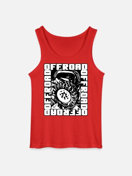 Offroad Truck 4x4 - Gildan Men’s Tank Top - red