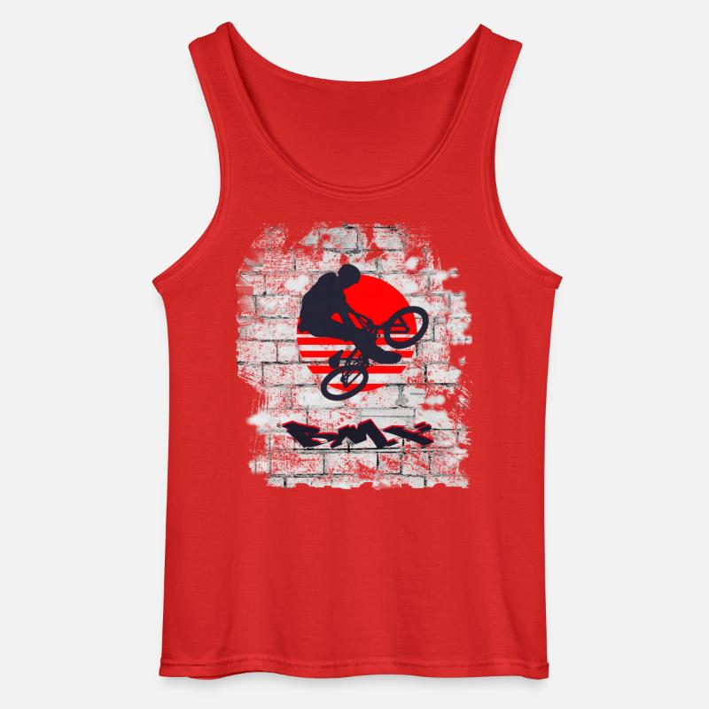 BMX - Gildan Männer Tank Top - Rot